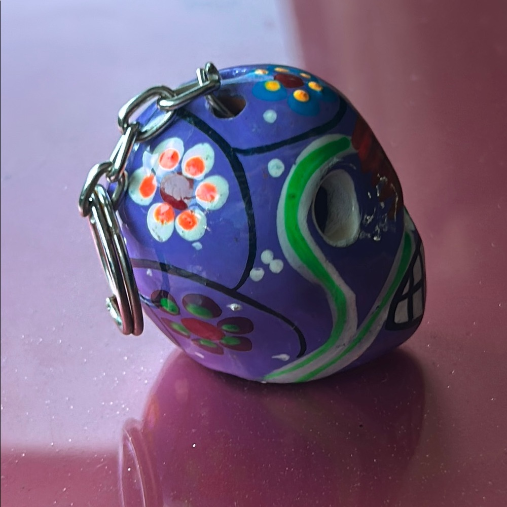 Colorful Skull Keychain - Picture 4 of 4
